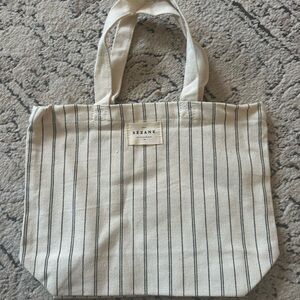 Small Sezane Striped Tote